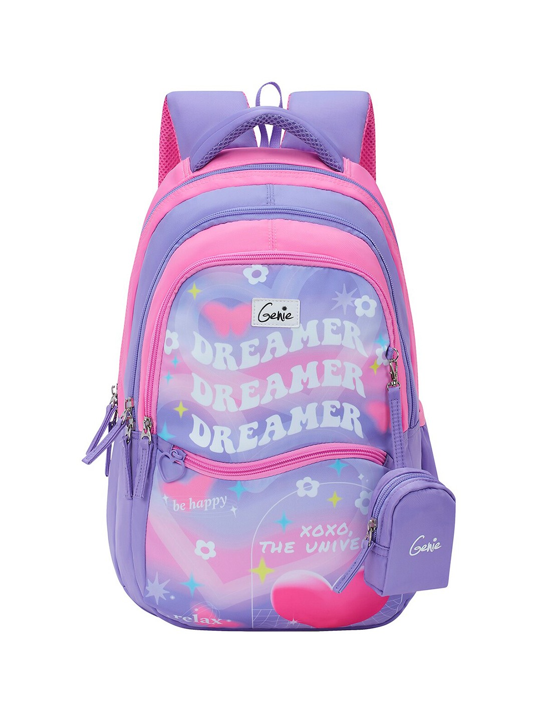 

Genie Girls Typography Backpack, Purple