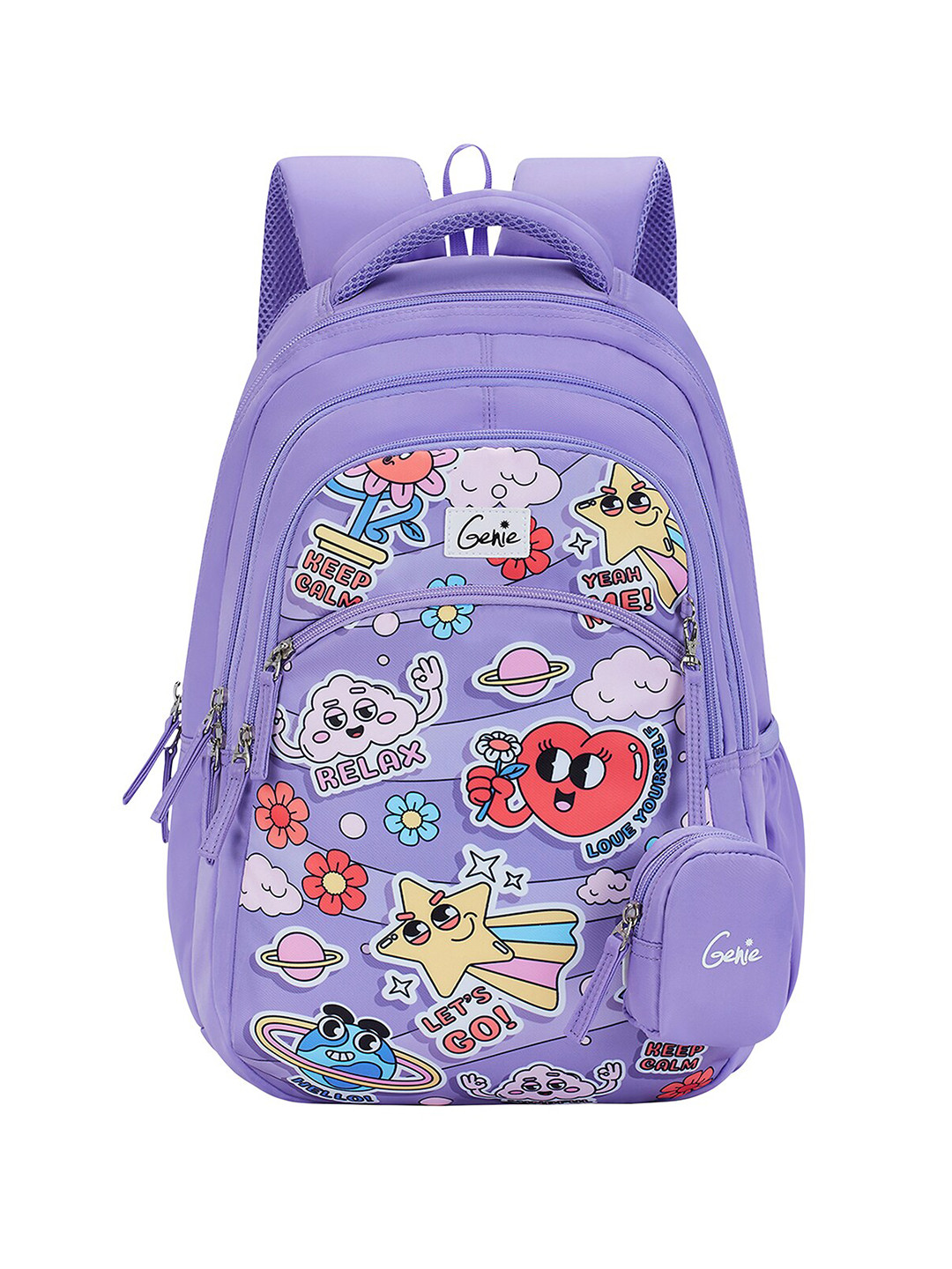 

Genie Girls Graphic Backpack, Purple