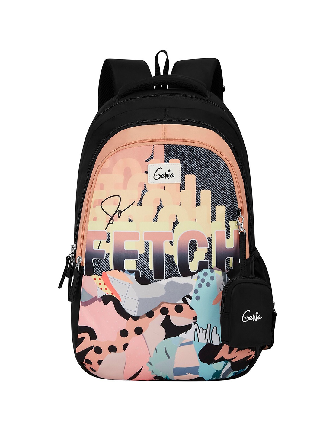 

Genie Girls Graphic Backpack, Black