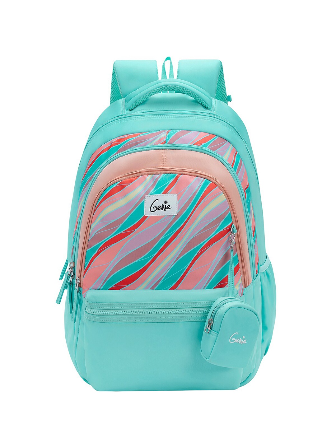 

Genie Girls Striped Backpack, Green