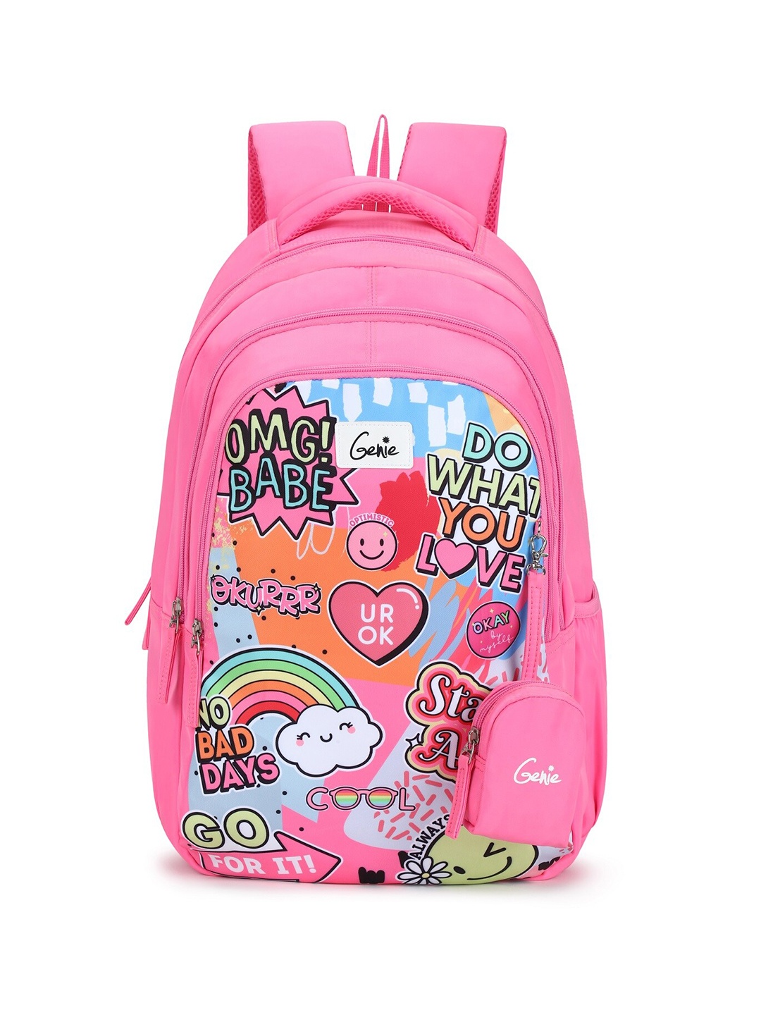 

Genie Girls Graphic Backpack, Pink