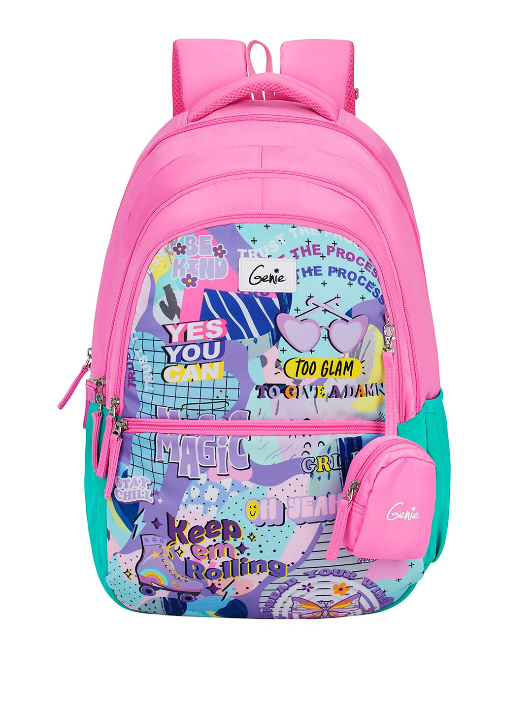 

Genie Girls Graphic Backpack, Pink