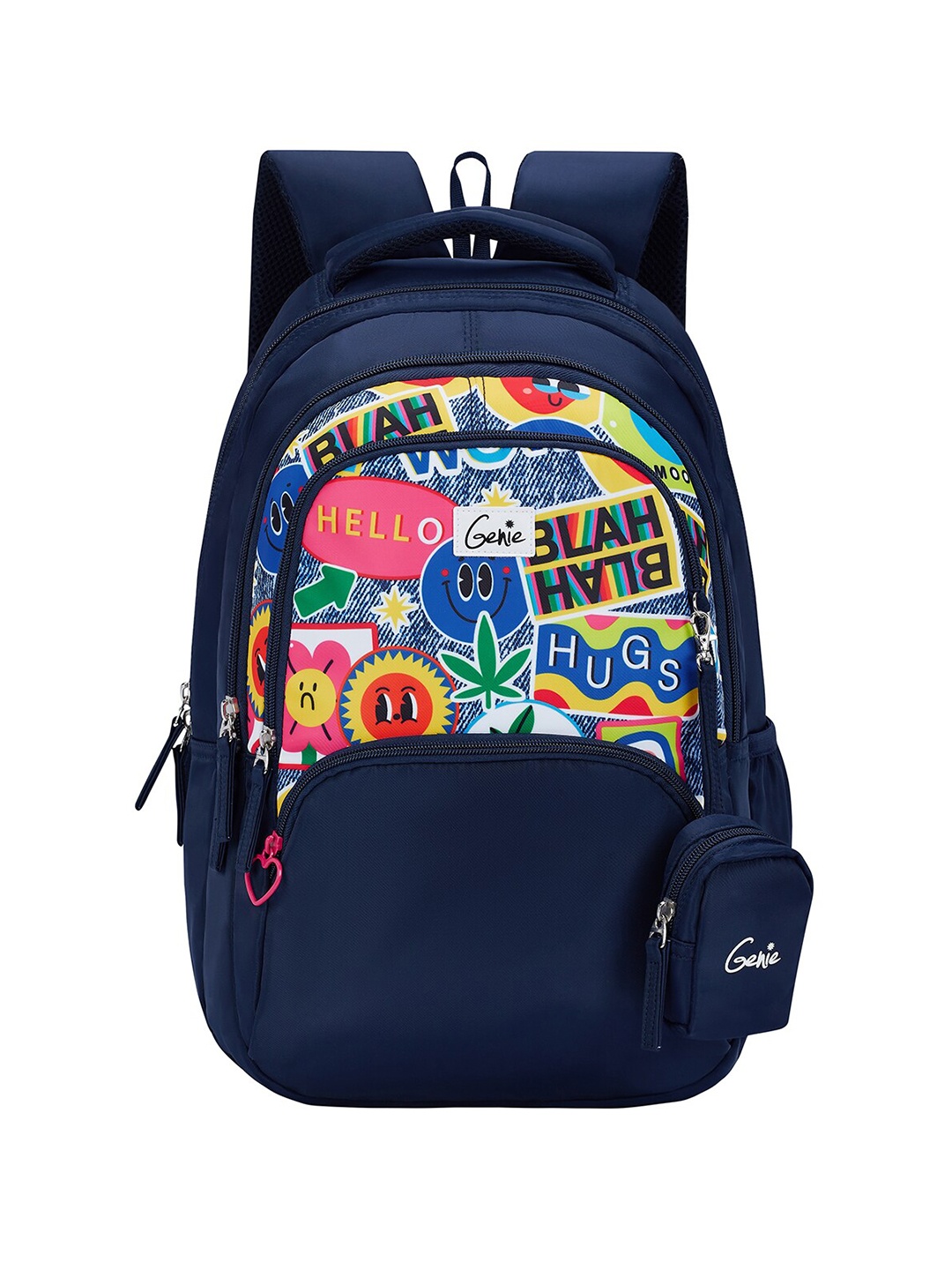 

Genie Girls Graphic Backpack, Navy blue
