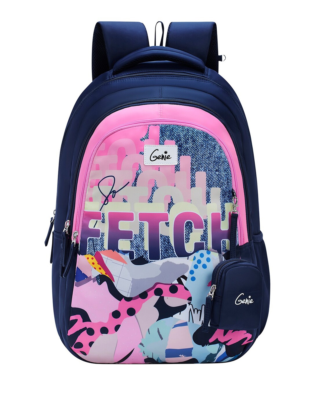 

Genie Girls Graphic Backpack, Navy blue