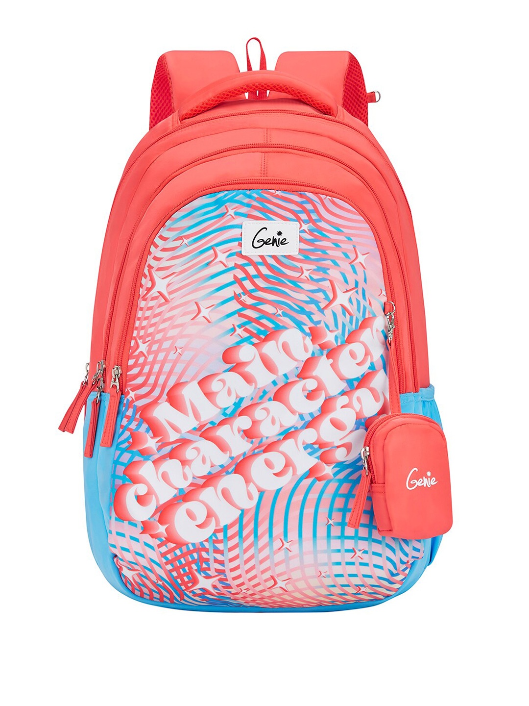 

Genie Girls Typography Backpack, Blue
