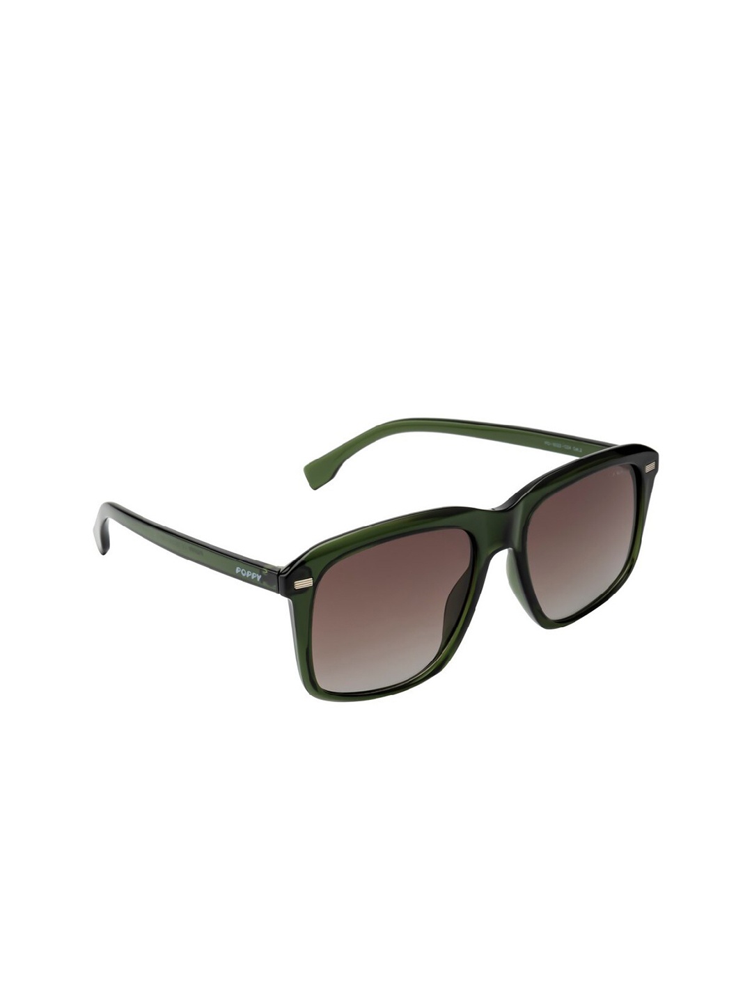 

POPPY Men Wayfarer Sunglasses with UV Protected Lens PO-5022-C04, Brown