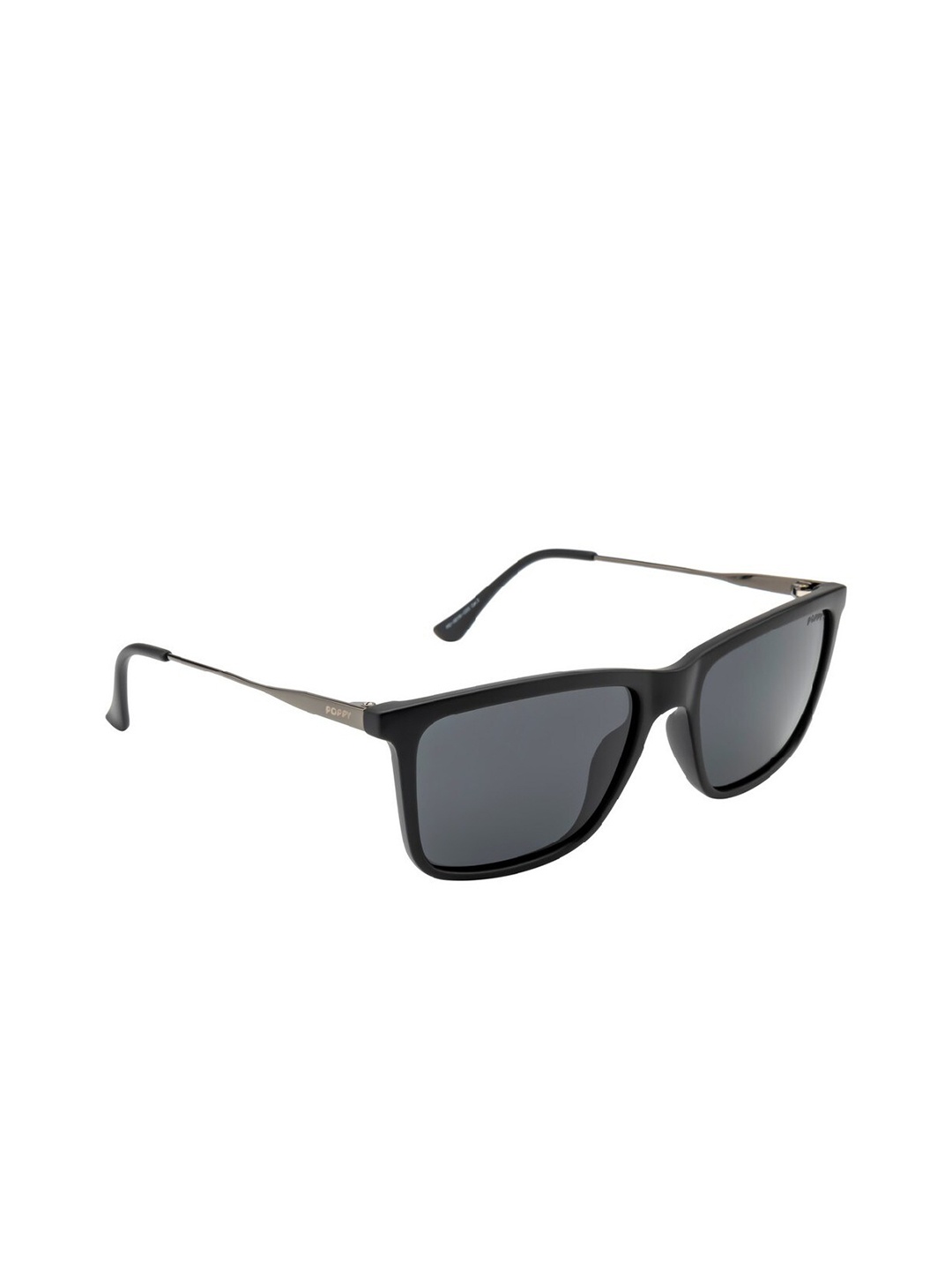 

POPPY Men Wayfarer Sunglasses with Polarised and UV Protected Lens PO-5016-C03, Grey