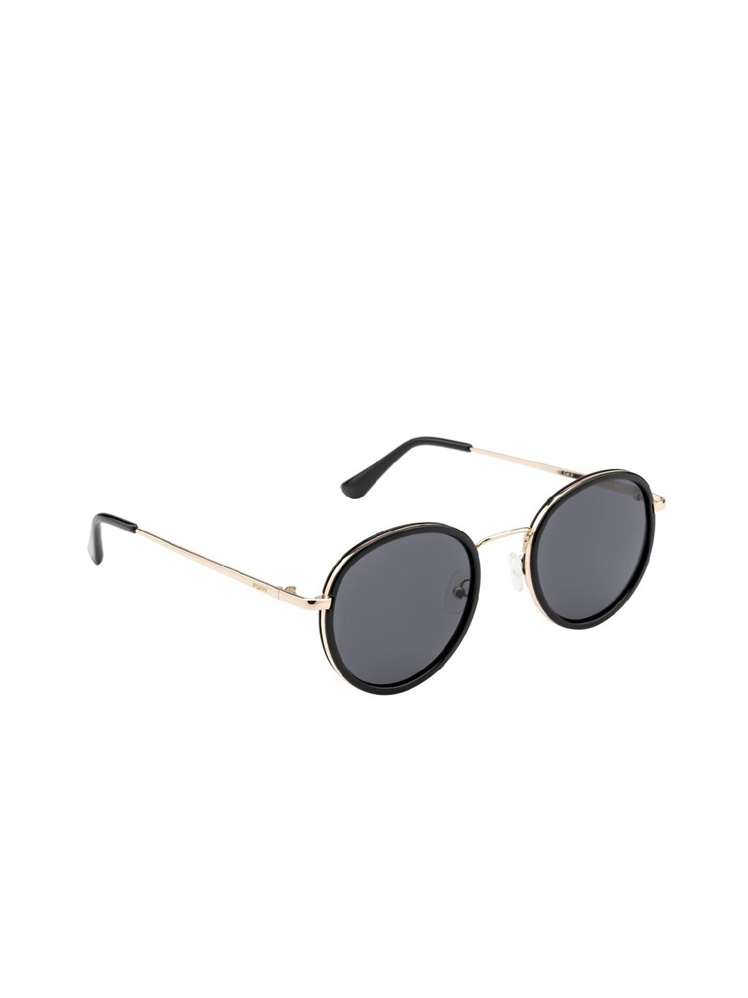 

POPPY Women Round Sunglasses with UV Protected Lens PO-5010-C01, Grey