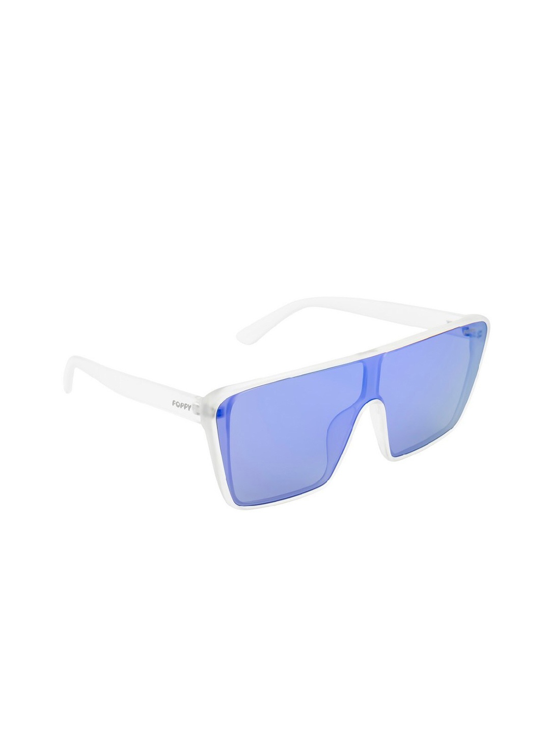 

POPPY Men Wayfarer Sunglasses with UV Protected Lens PO-5023-C03, Blue