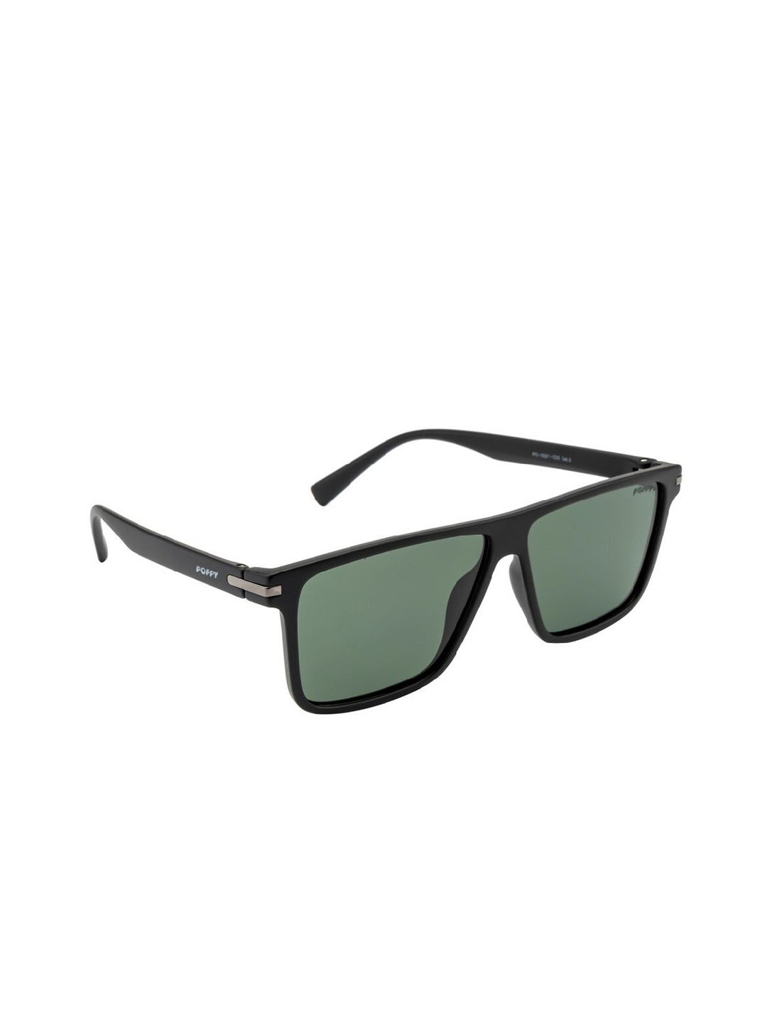 

POPPY Men Wayfarer Sunglasses with Polarised and UV Protected Lens, Green