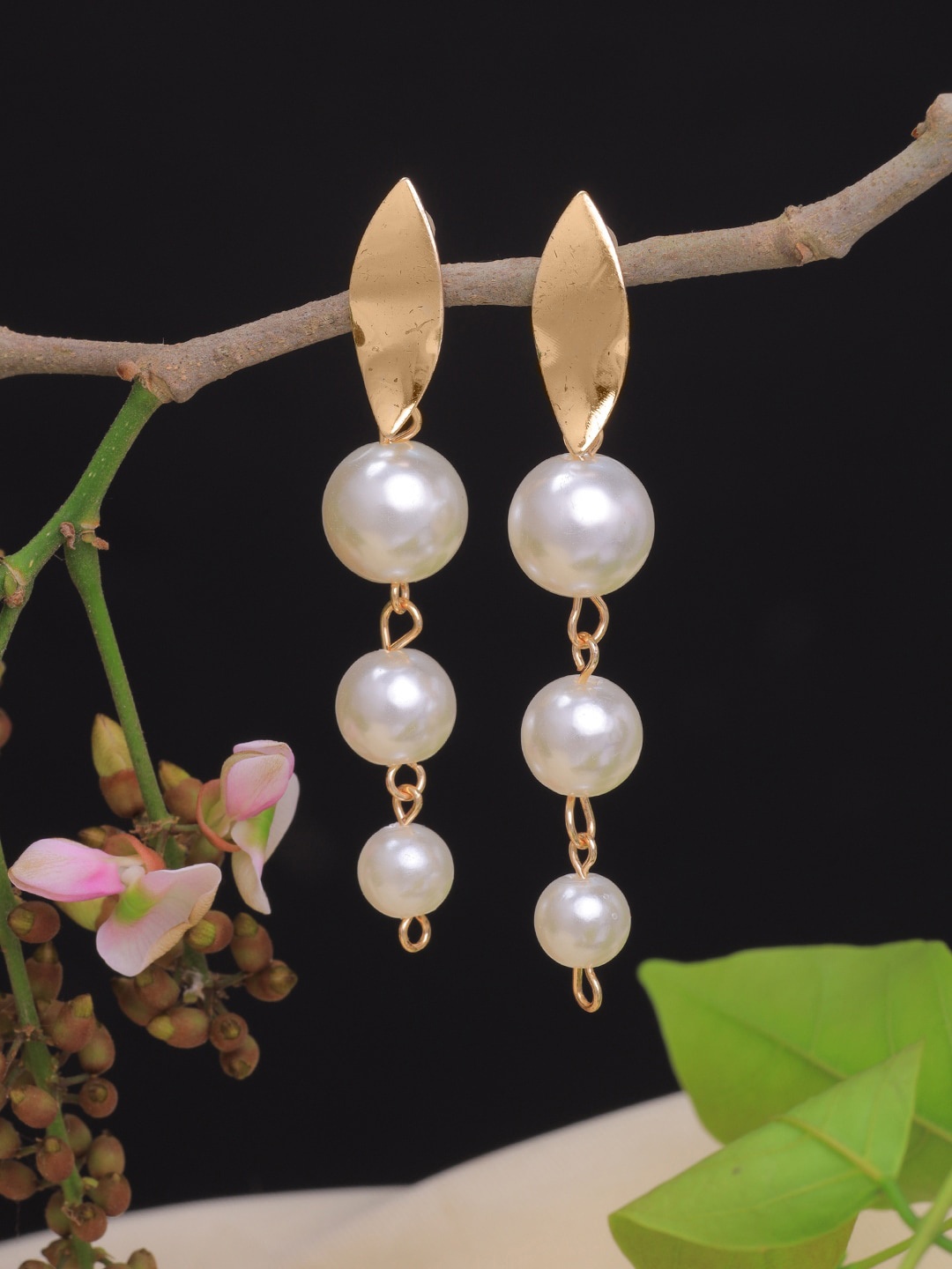 

Ayesha Contemporary Drop Earrings, Gold