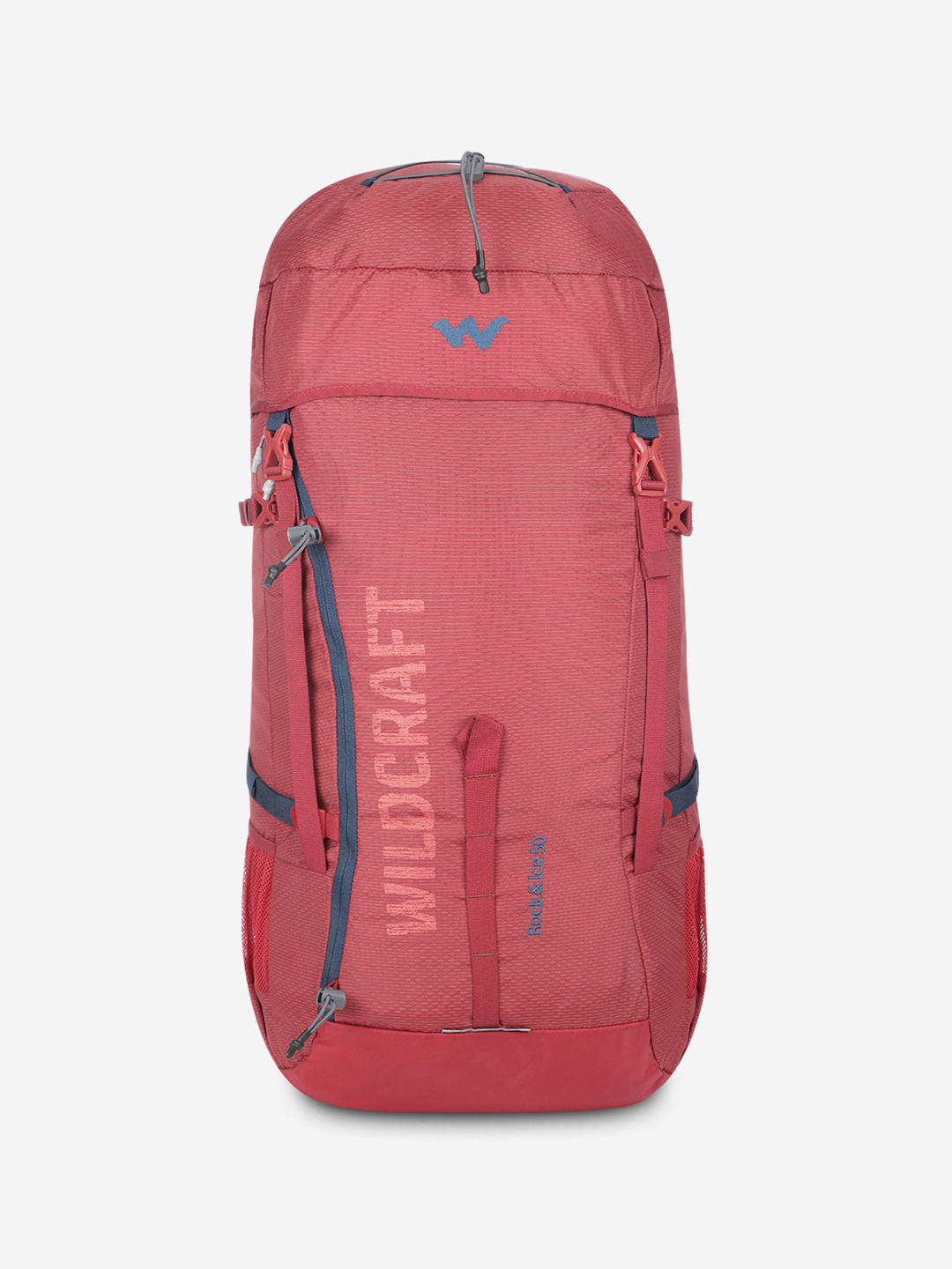 

Wildcraft Rock & Ice 50 Unisex Brand Logo Printed Rucksacks, Red