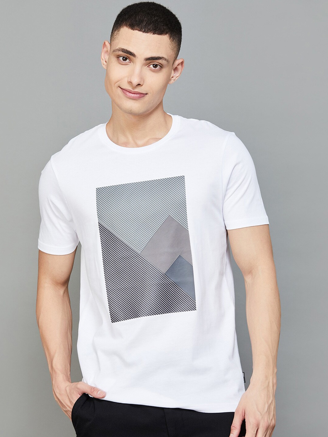 Fame Forever by Lifestyle Men Typography Printed T-shirt, White