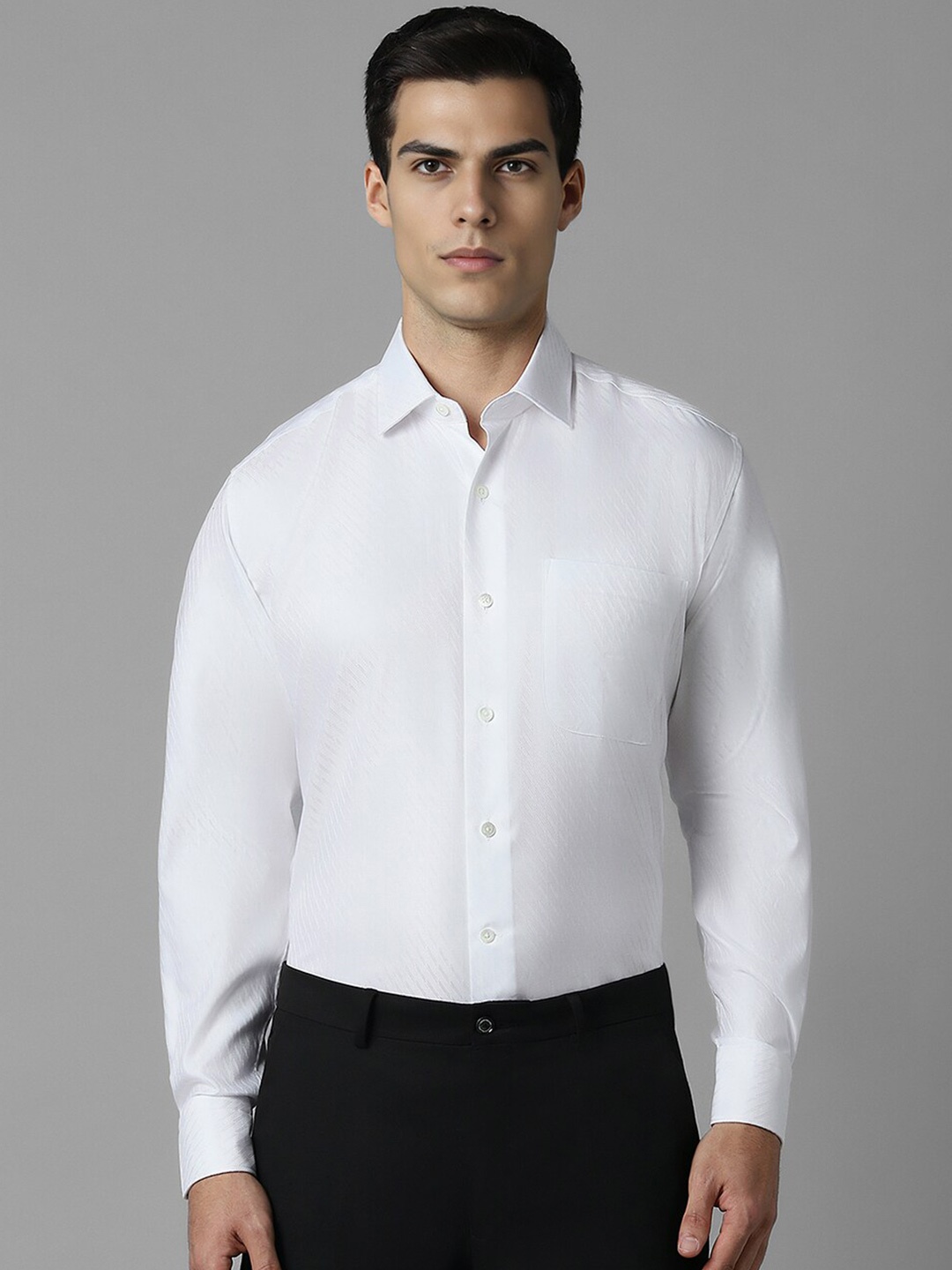 

Luxure by Louis Philippe Men Opaque Formal Shirt, White