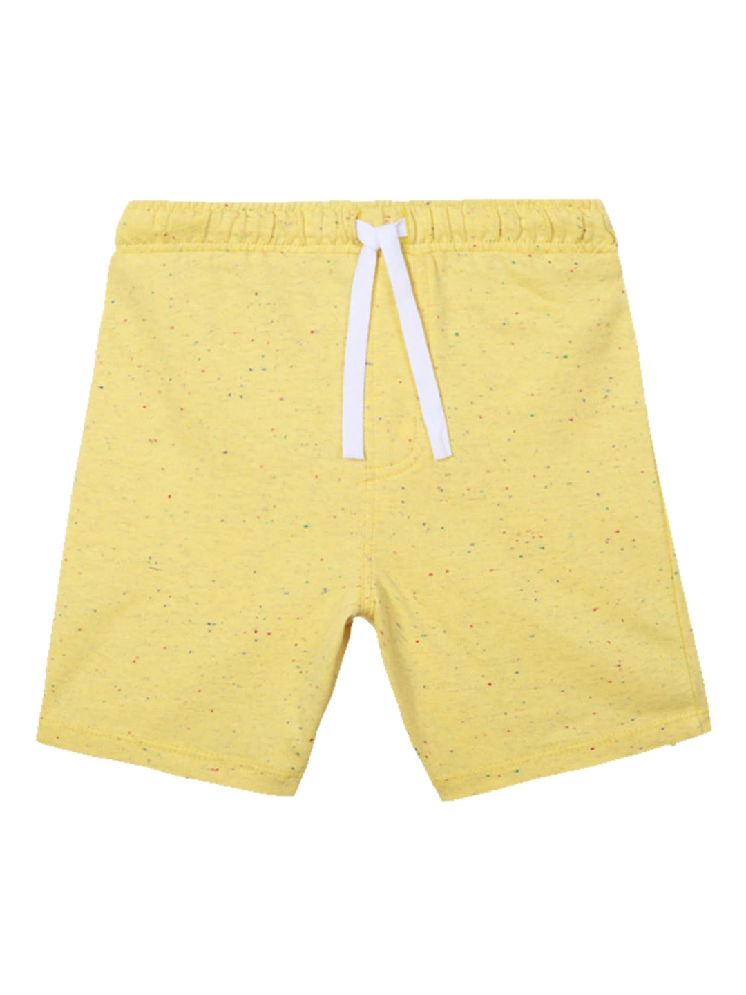 

Anthrilo Boys Self Design Cotton Shorts, Yellow
