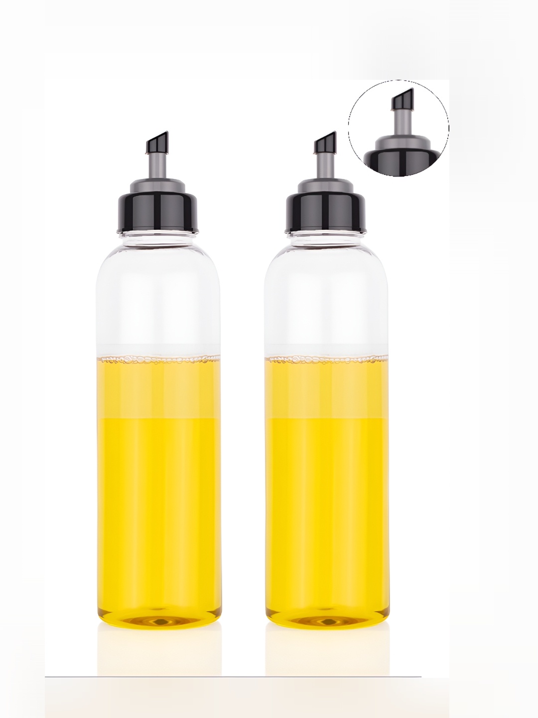 

2Mech Black & Transparent 2 Pieces Oil Dispenser 1L