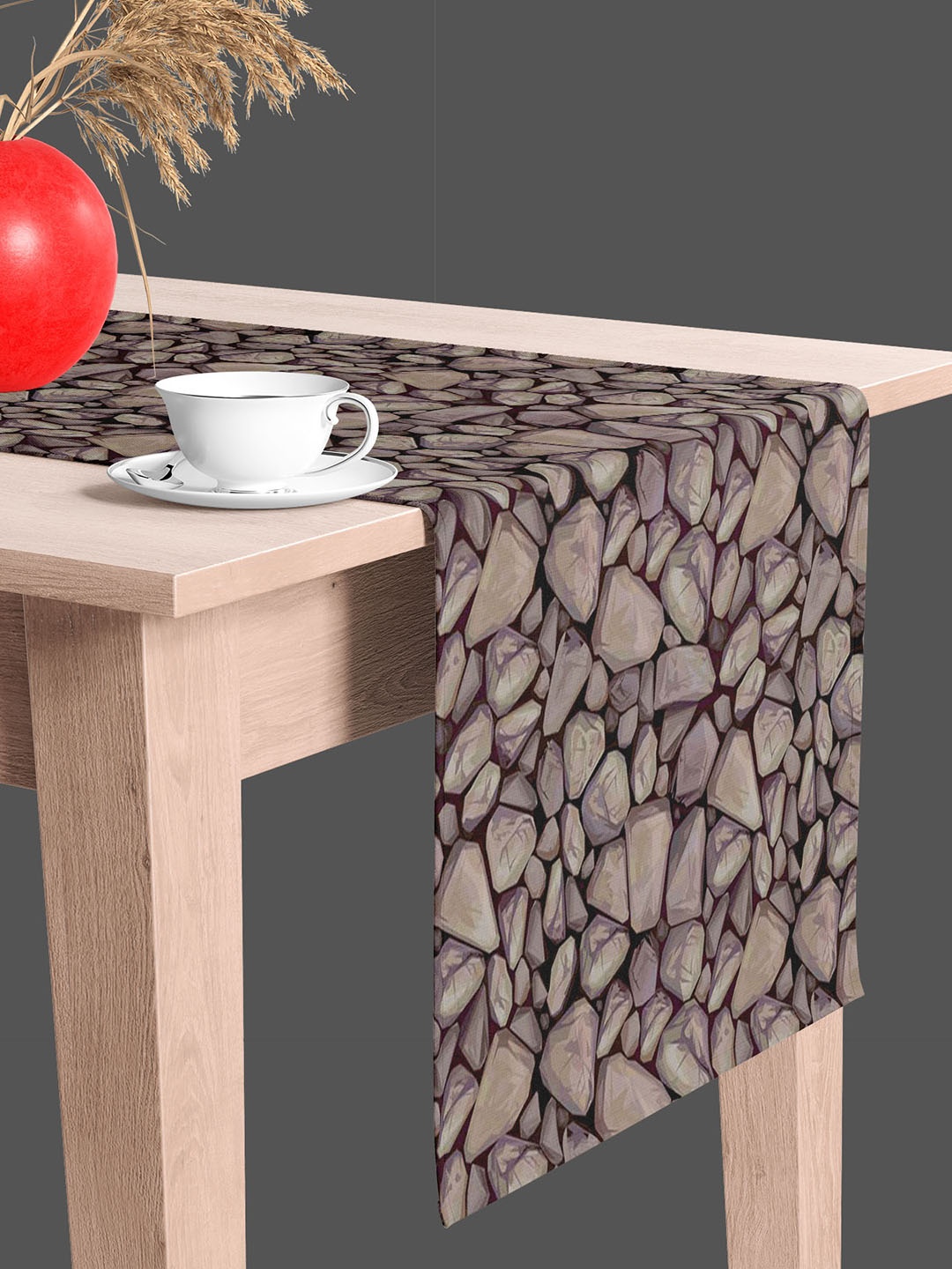 

ArtzFolio Beige & Brown Digital Printed Table Runner