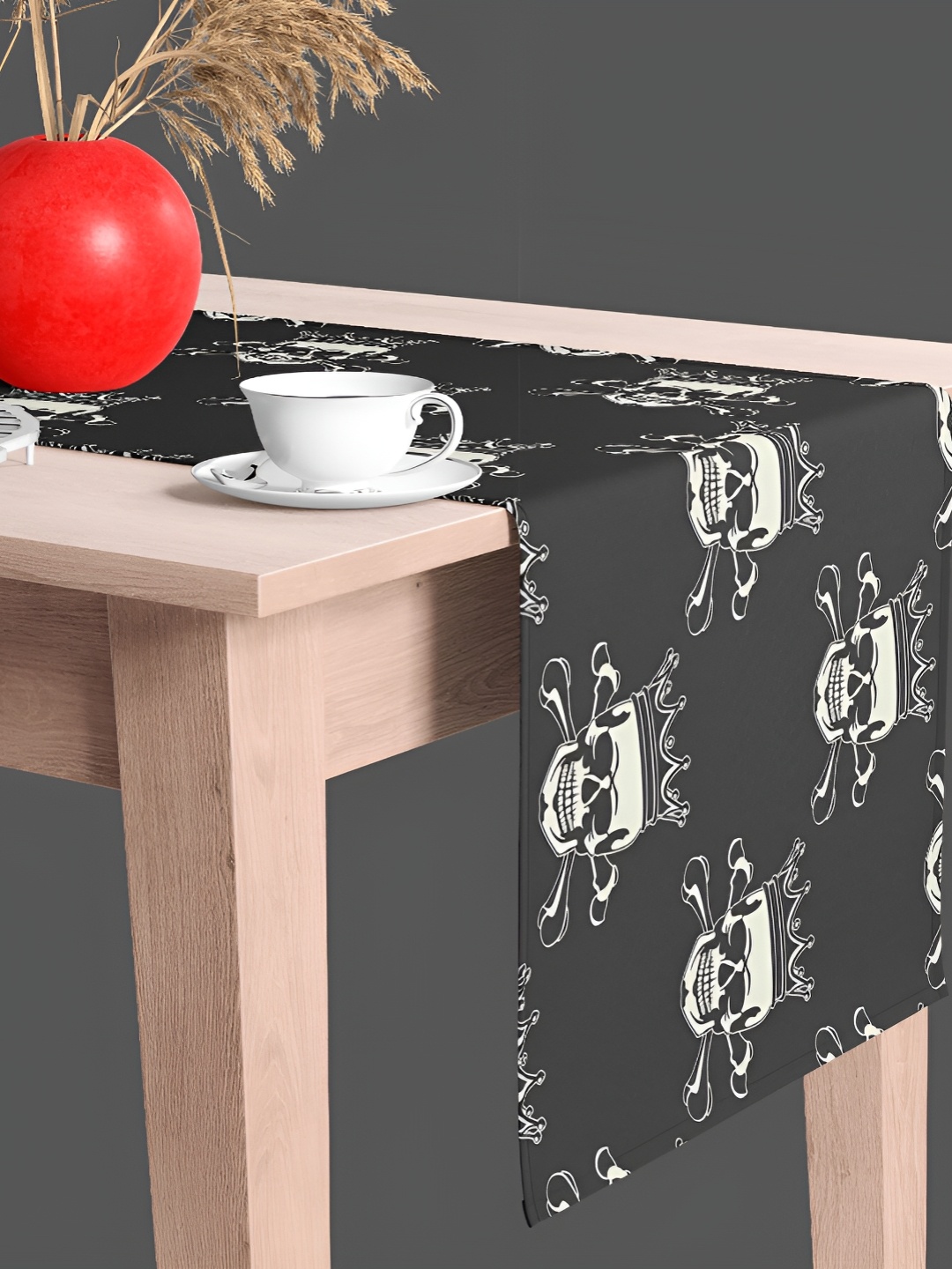 

ArtzFolio Black & White Digital Printed Table Runner
