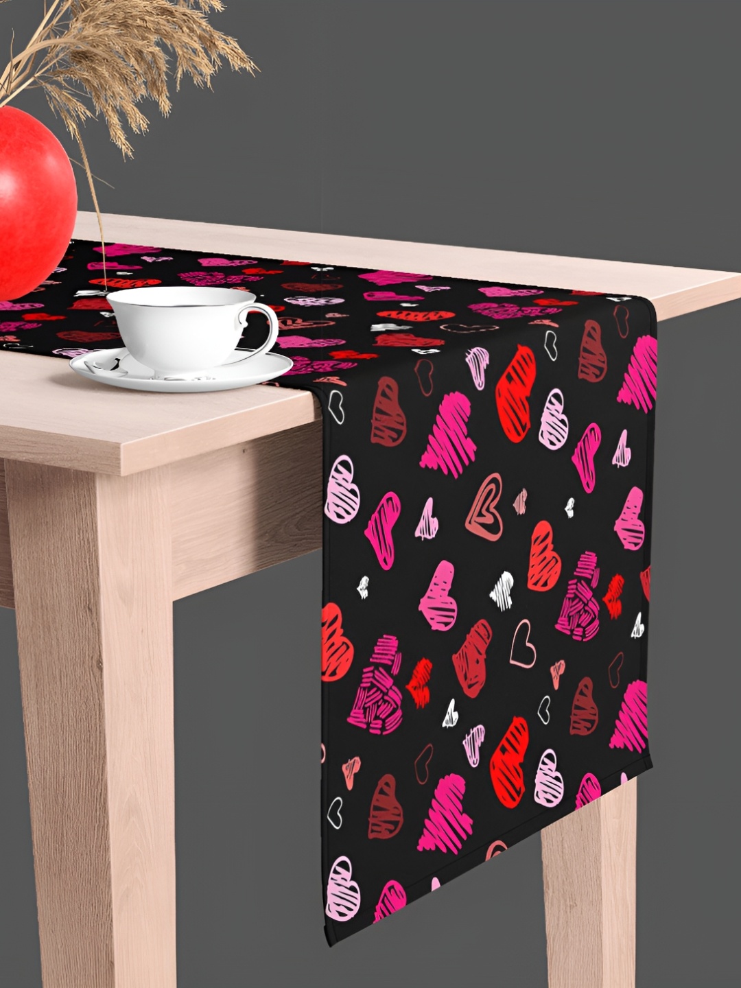 

ArtzFolio Black & Red Digital Printed Table Runner