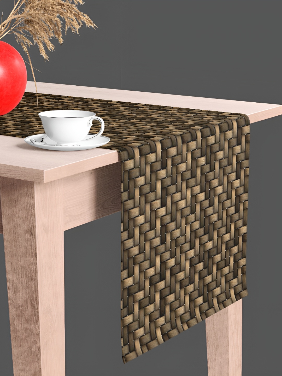 

ArtzFolio Brown Digital Printed Table Runner