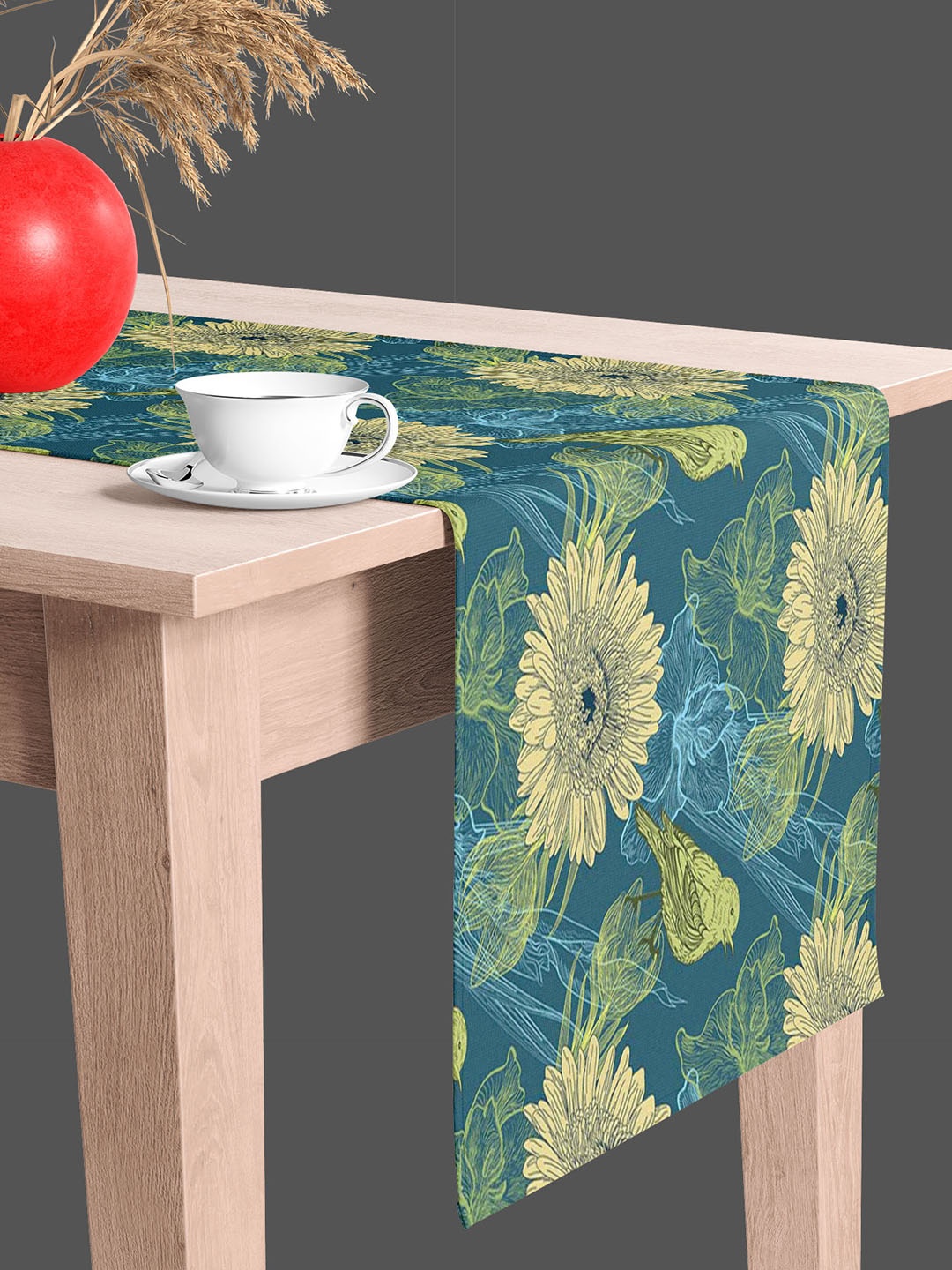 

ArtzFolio Blue & Green Digital Printed Table Runner