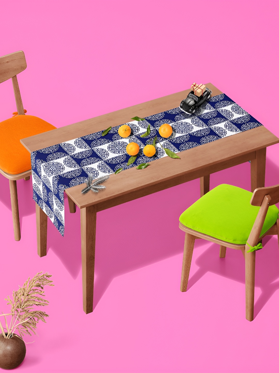 

ArtzFolio Blue & White Digital Printed Table Runner