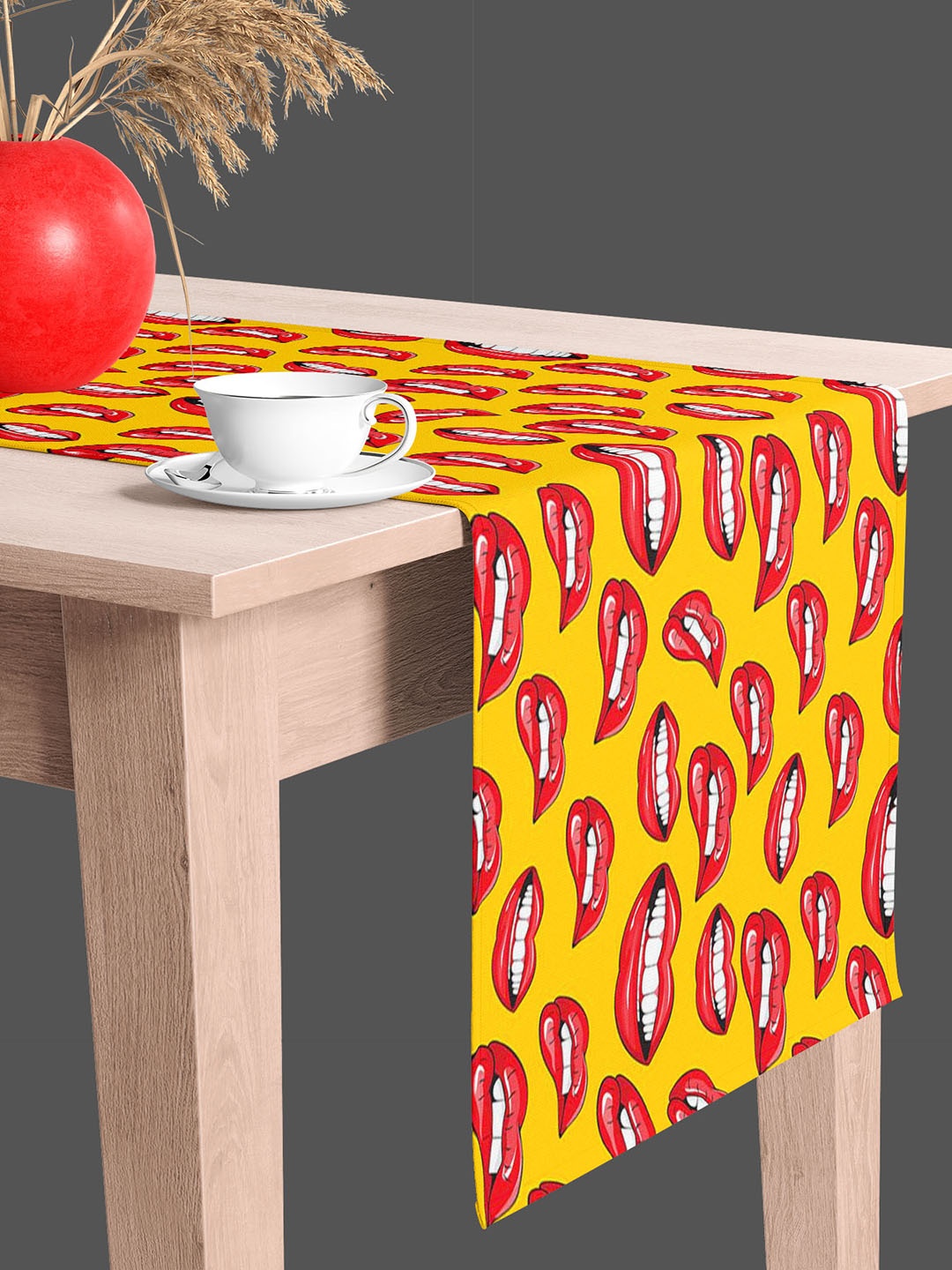 

ArtzFolio Yellow & Red Digital Printed Table Runner