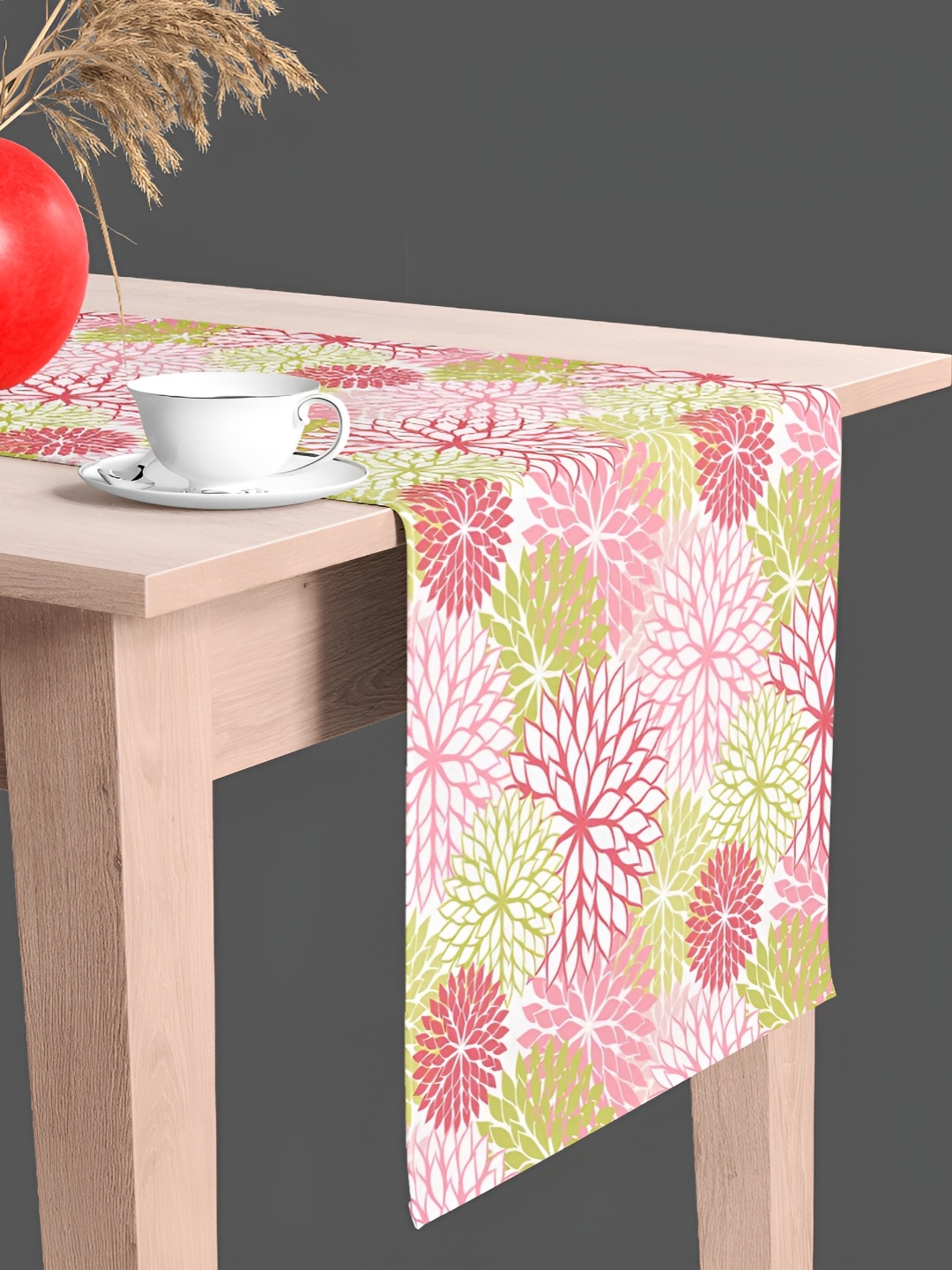 

ArtzFolio Multicoloured Floral Printed Table Runner, Multi