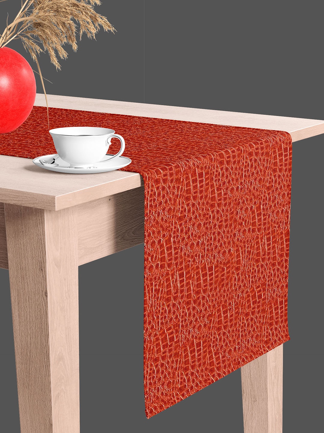 

ArtzFolio Rust Colored Digital Printed Table Runner