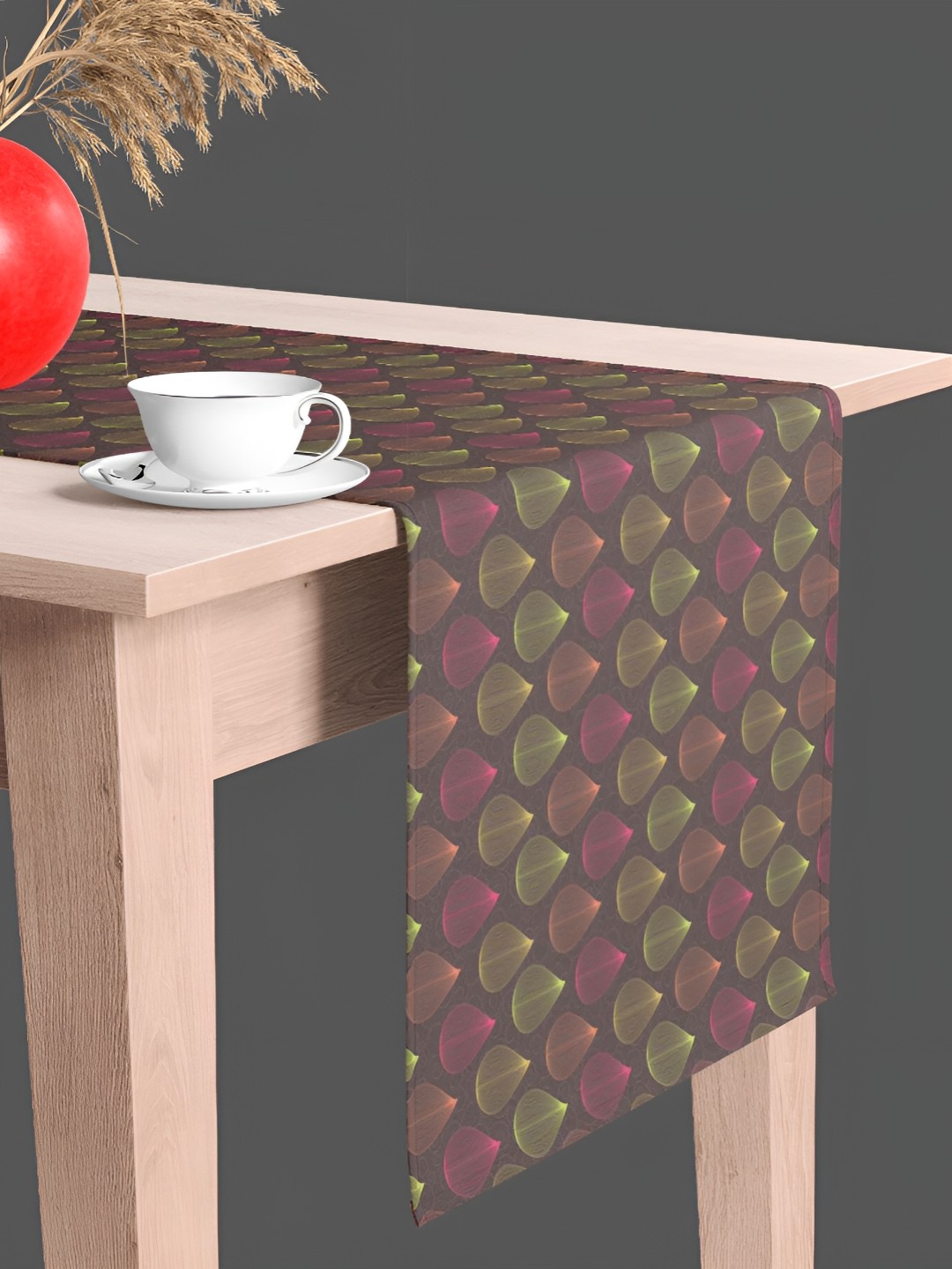

ArtzFolio Printed Velvet Dining Table Runner, Multi