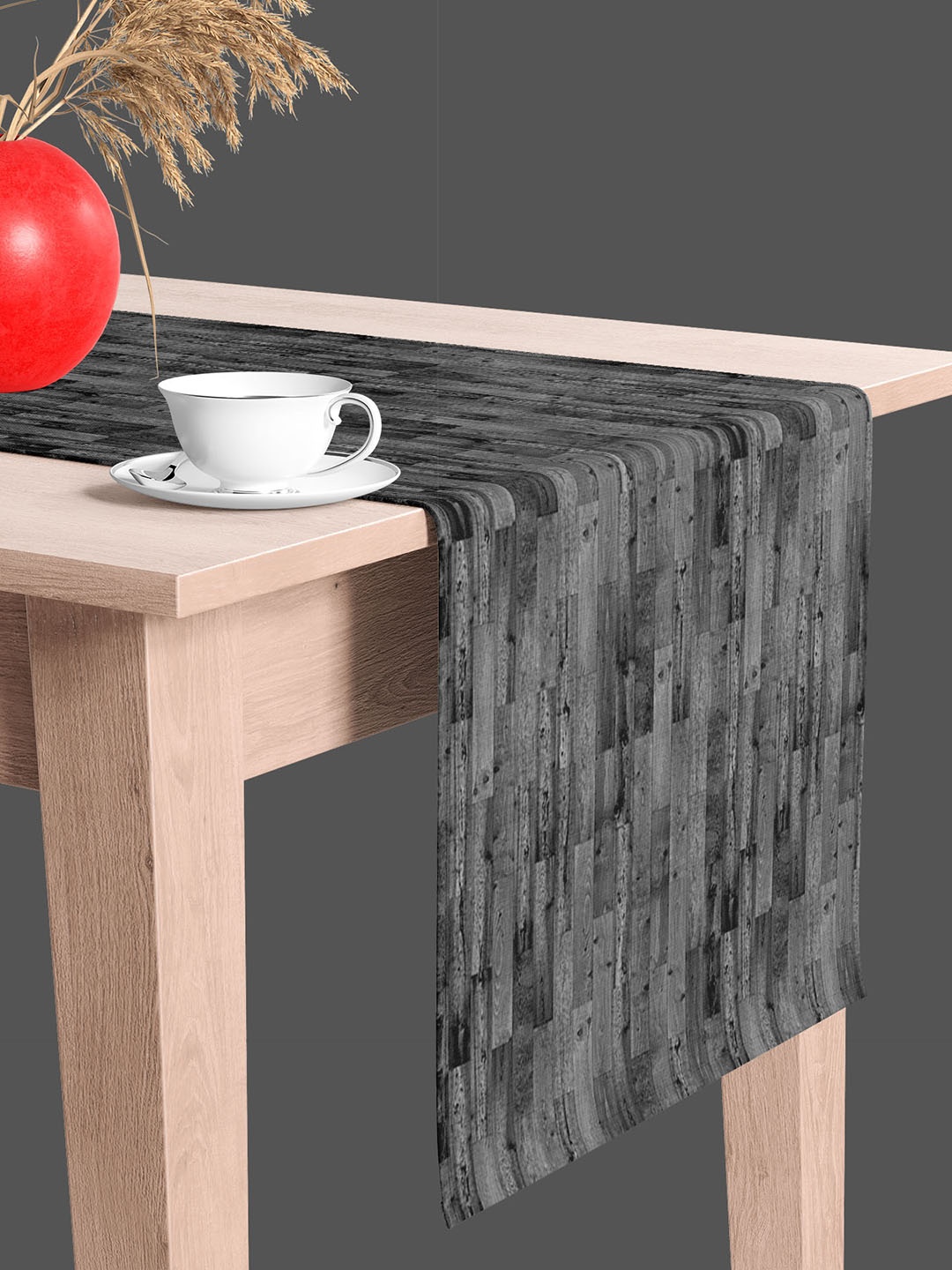 

ArtzFolio Black & Grey Digital Printed Table Runner