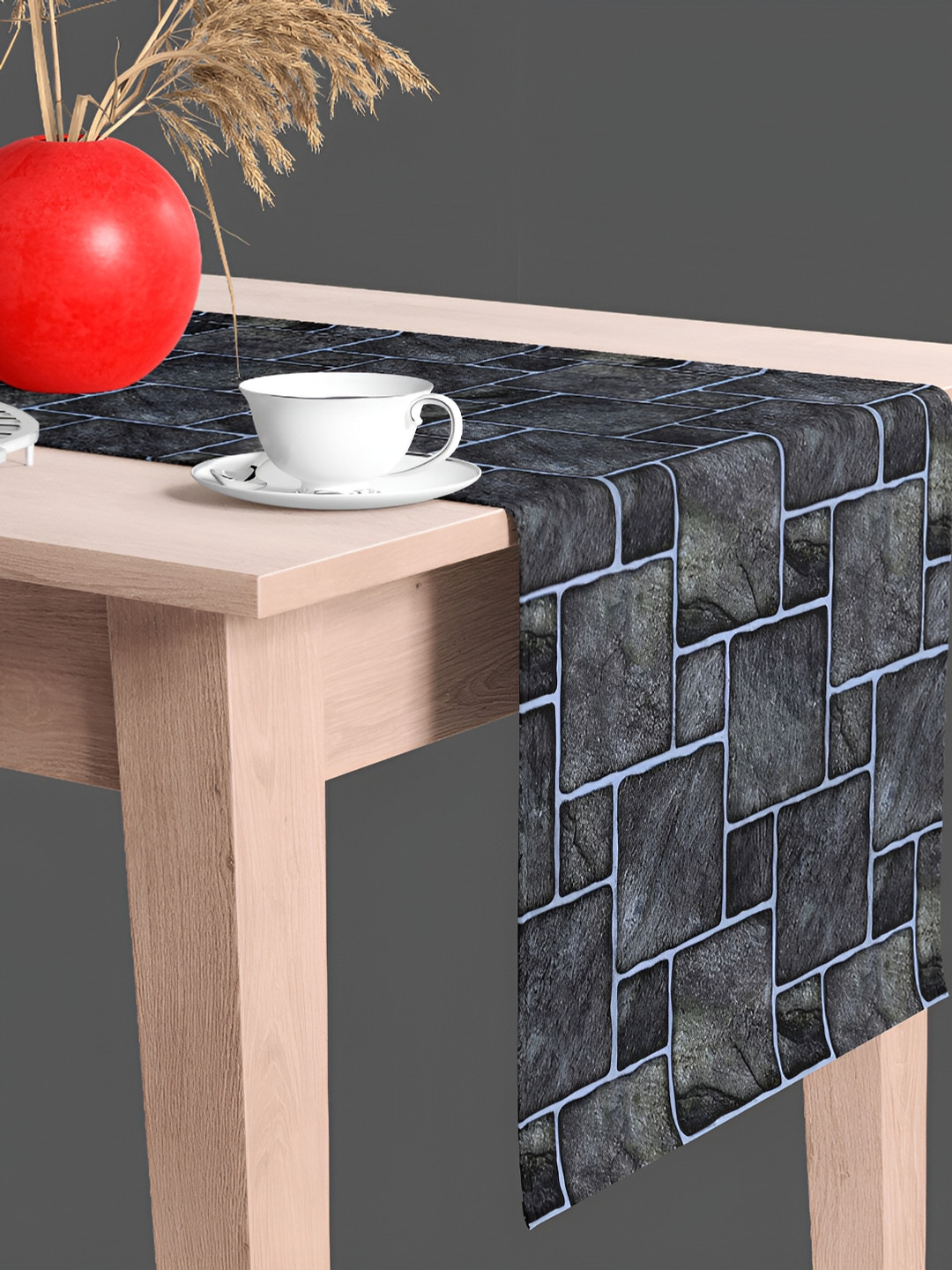 

ArtzFolio Black Printed Table Runner