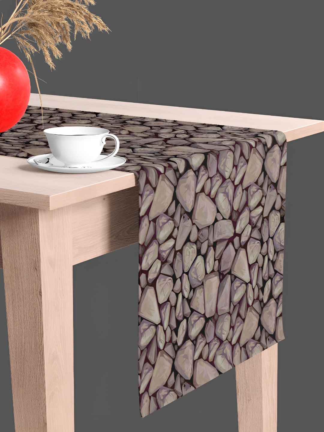 

ArtzFolio Grey & Purple Digital Printed Table Runner