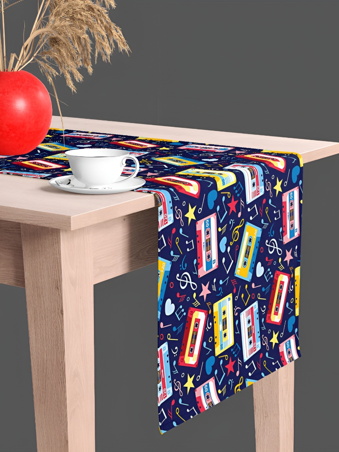 

ArtzFolio Blue & Yellow Digital Printed Table Runner