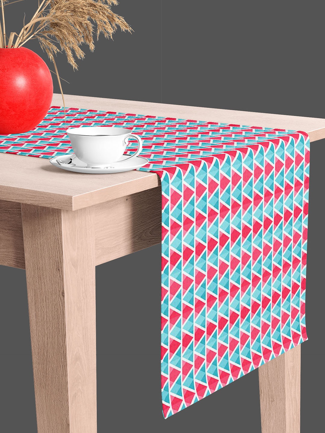 

ArtzFolio Blue & Pink Digital Printed Table Runner