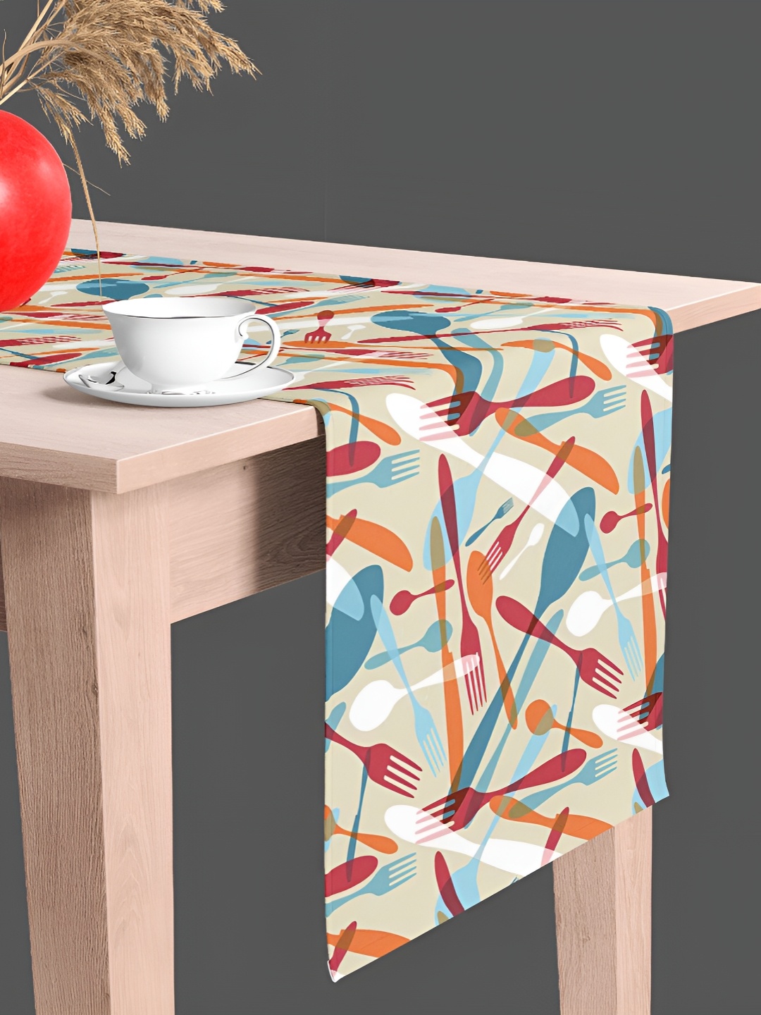 

ArtzFolio Beige & Blue Digital Printed Table Runner