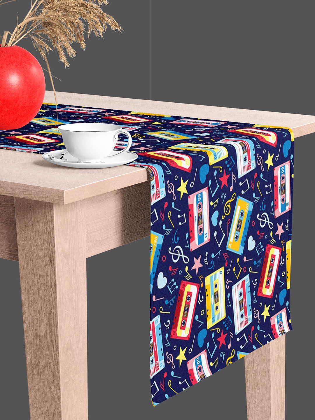 

ArtzFolio Blue & Yellow Digital Printed Table Runner