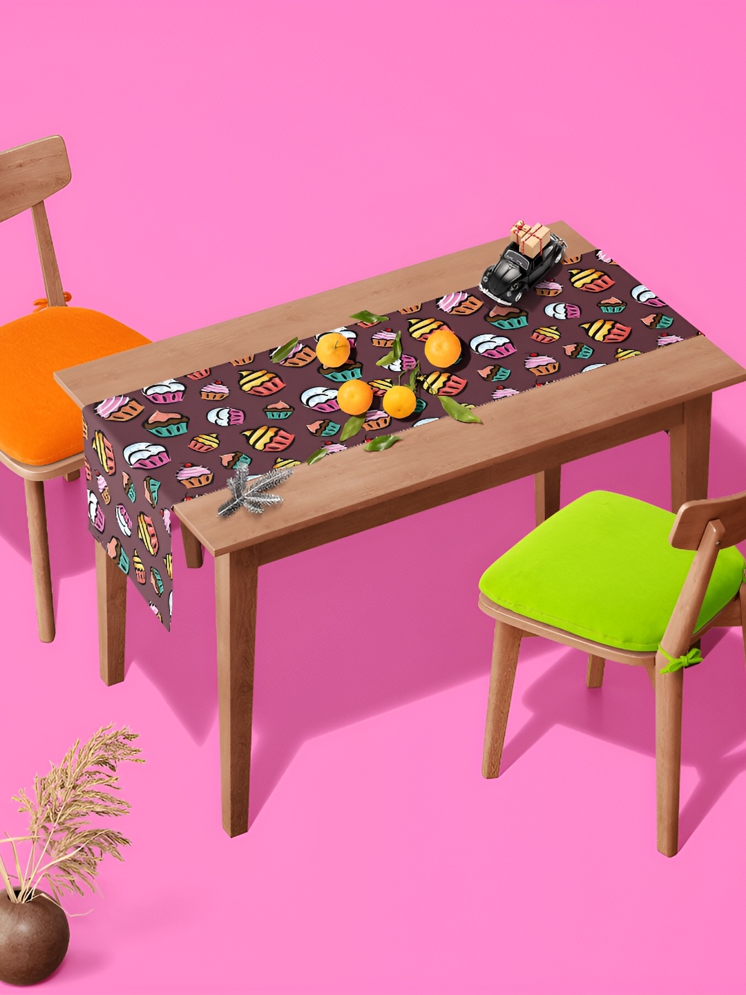 

ArtzFolio Mauve & Brown Digital Printed Table Runner