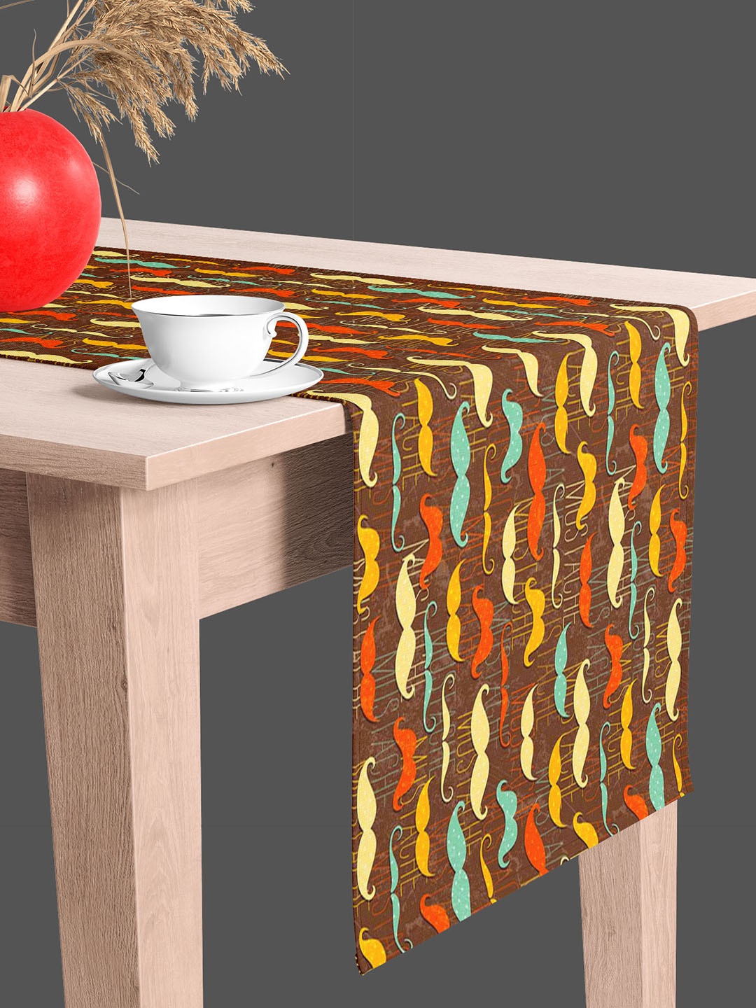 

ArtzFolio Brown Printed Table Runner