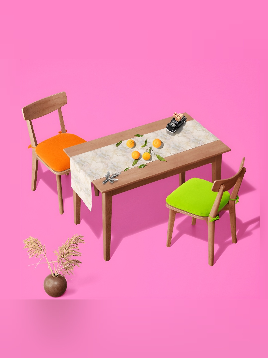 

ArtzFolio Off White Printed Table Runners