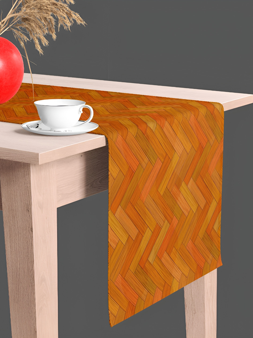 

ArtzFolio Printed Velvet Dining Table Runner, Multi