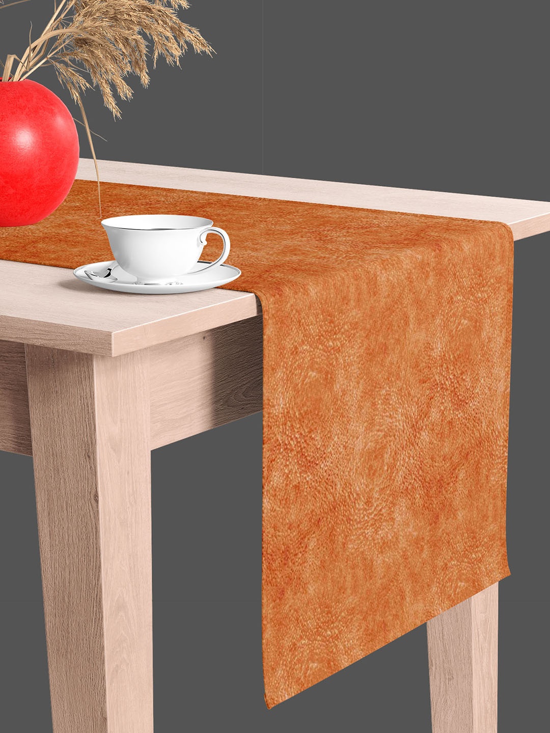 

ArtzFolio Brown Geometric Printed Edge To Edge Table Runner