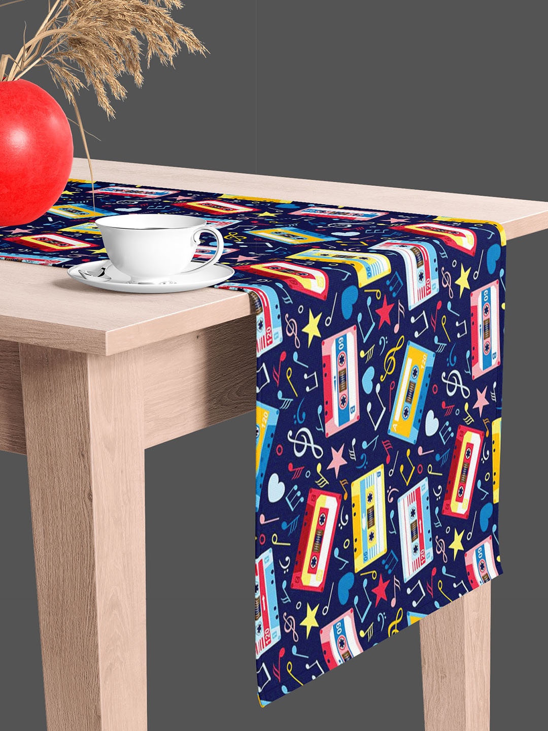 

ArtzFolio Blue & Yellow Digital Printed Table Runner