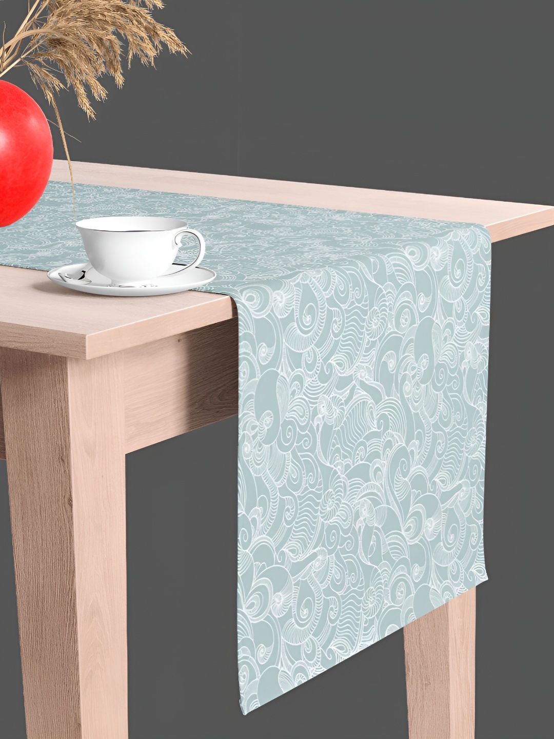 

ArtzFolio Grey & White Digital Printed Table Runner