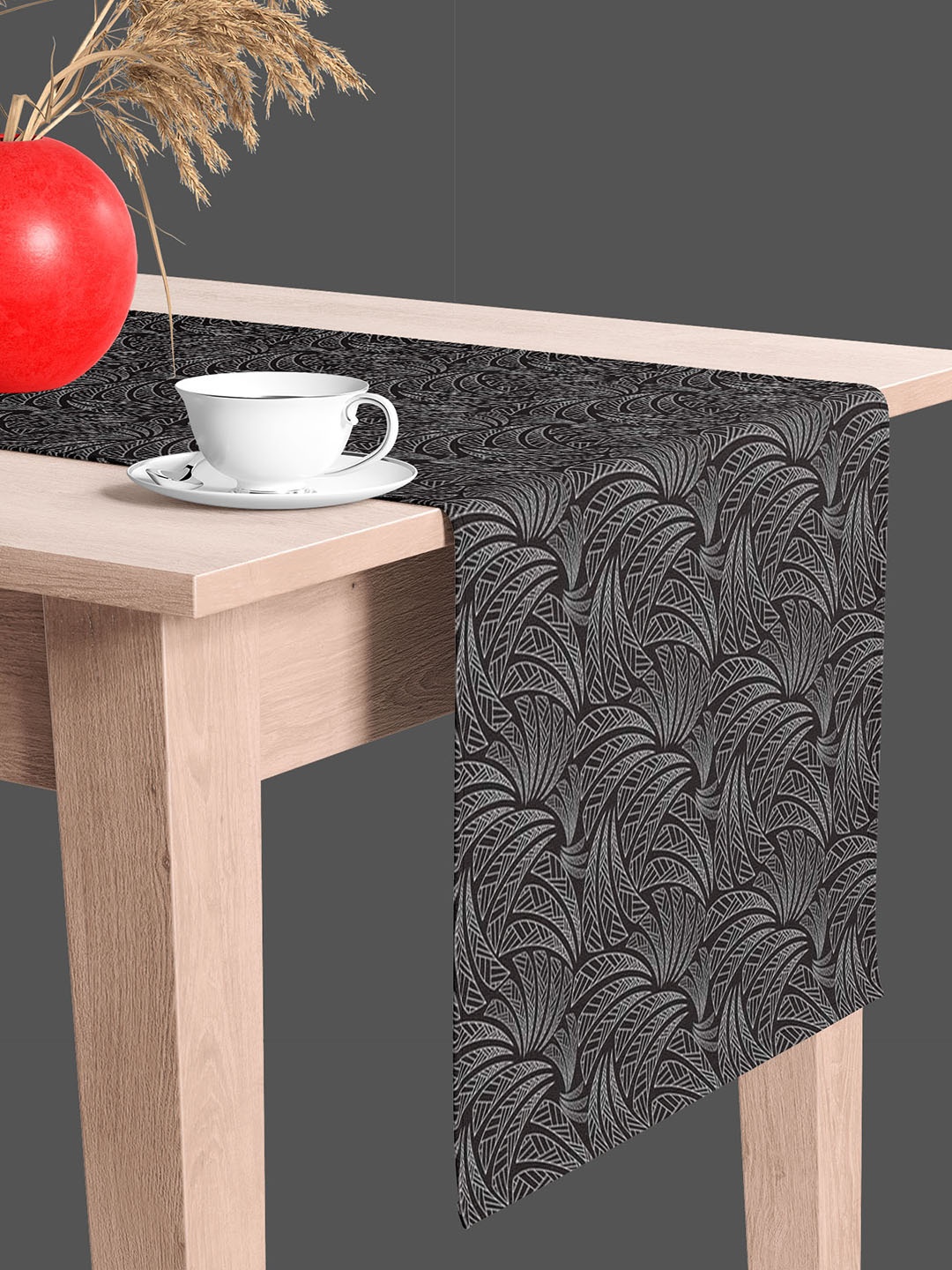 

ArtzFolio Black & White Digital Printed Table Runner