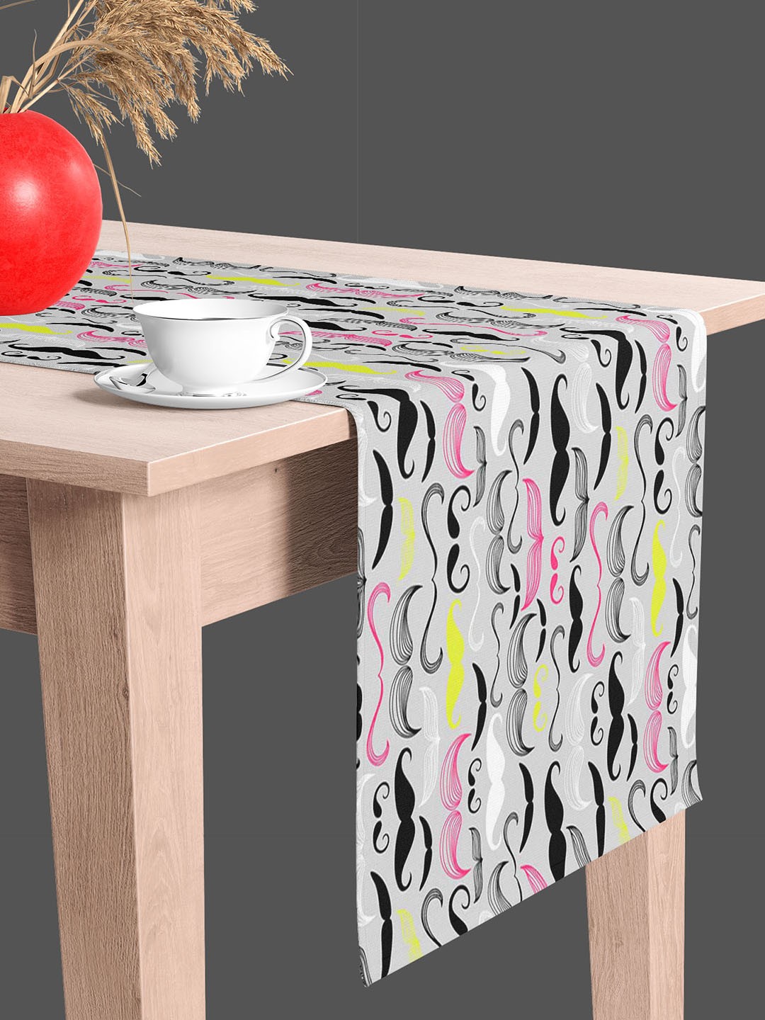 

ArtzFolio Grey & Black Digital Printed Table Runner