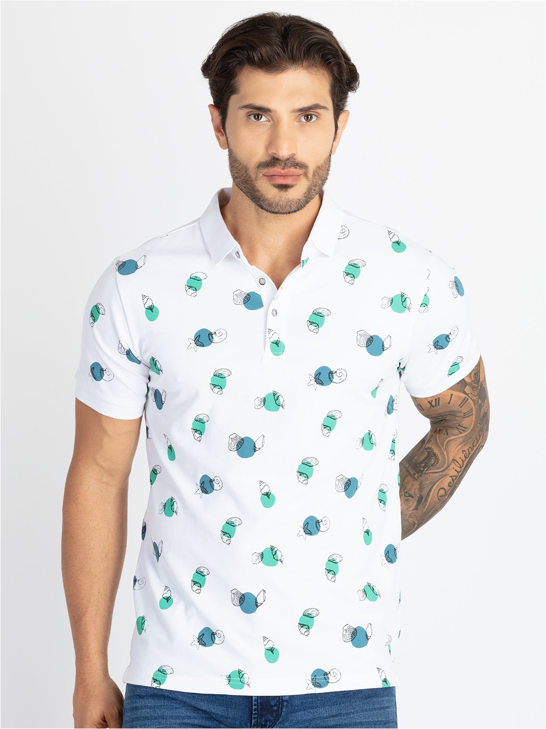 

Status Quo Men Printed T-shirt, White