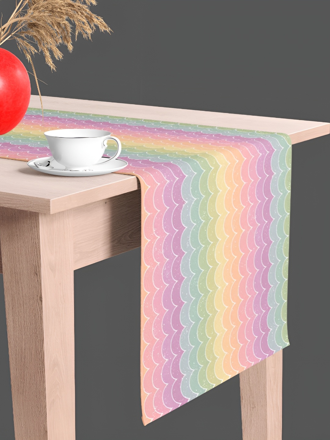 

ArtzFolio Purple & Green Digital Printed Table Runner
