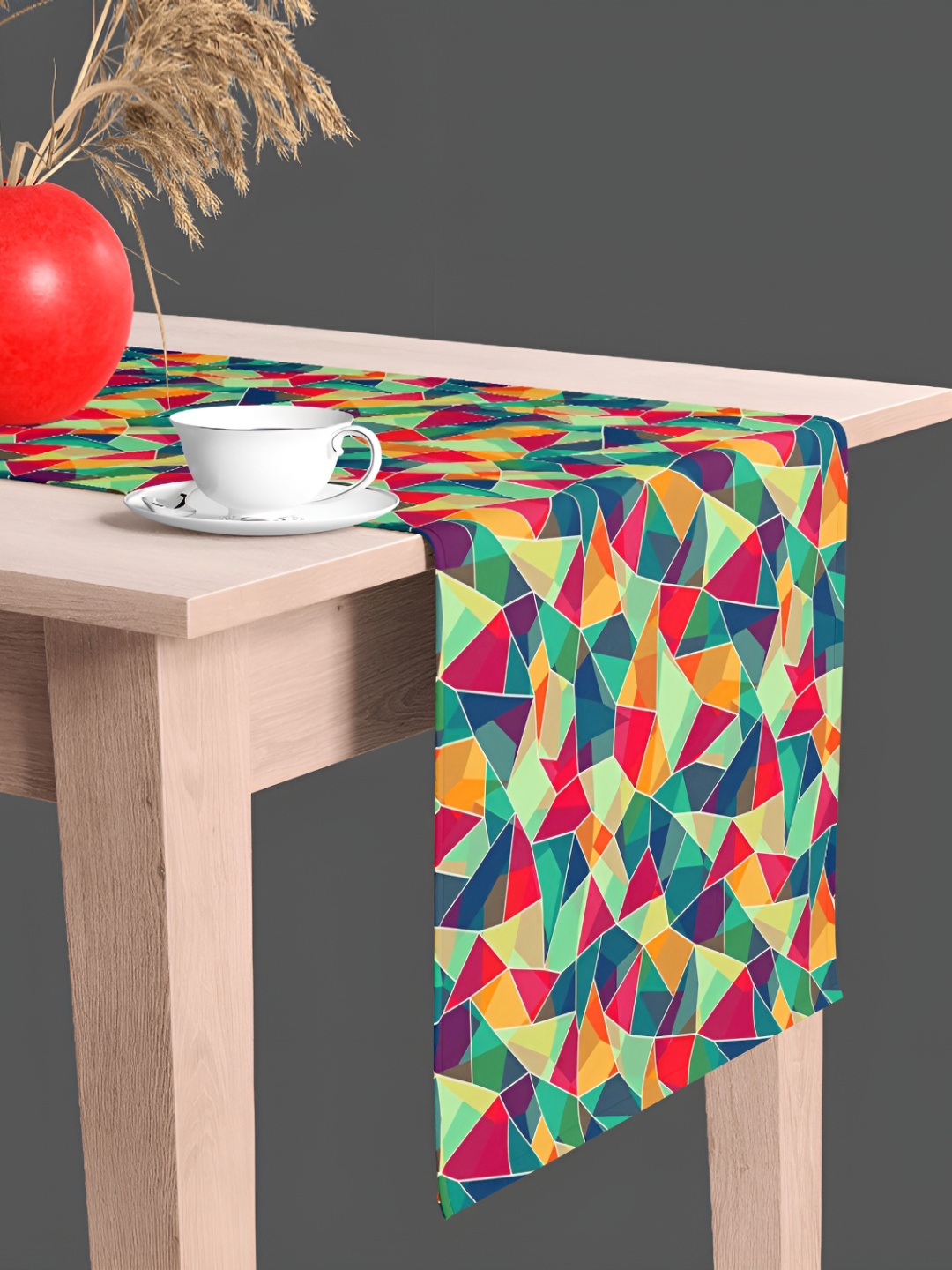 

ArtzFolio Geometric Print Dining Centre Table Runner, Multi