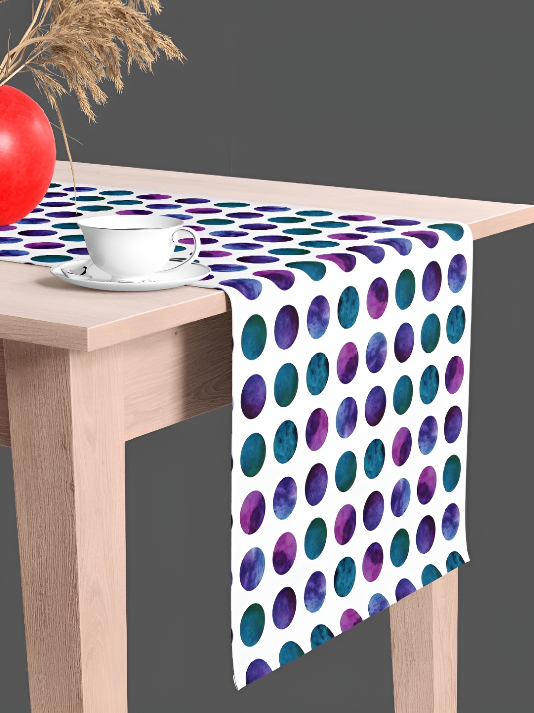 

ArtzFolio White & Blue Digital Printed Table Runner
